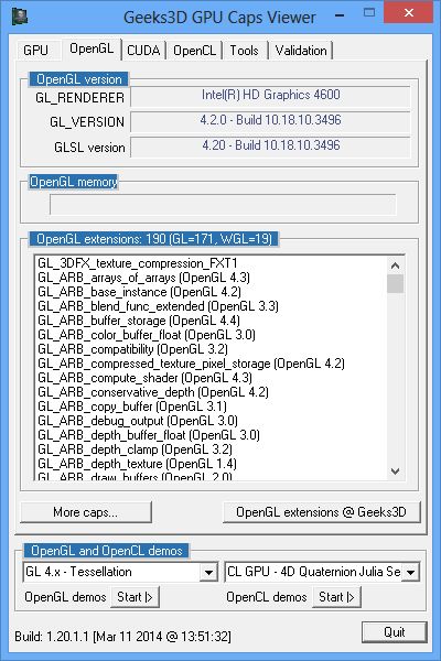 opengl 4.1 download windows 10